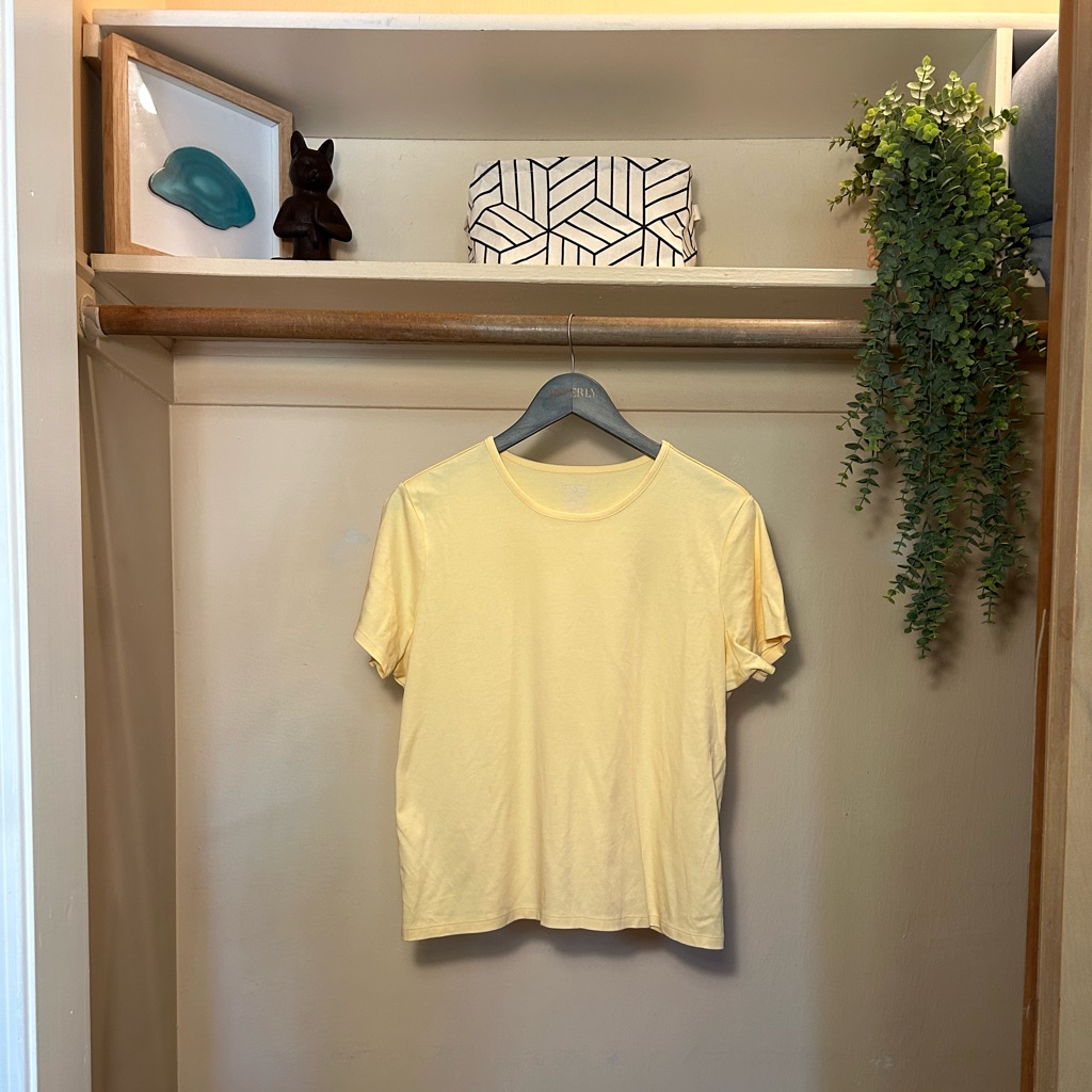 Basic Yellow Ll Bean Tee